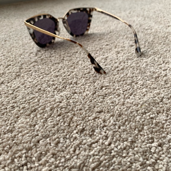 Prada Tortiseshell Conceptual Cat Eye Sunglasses - Picture 5 of 10